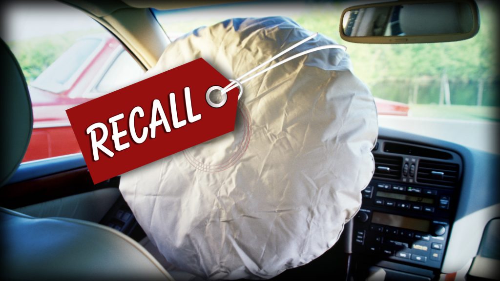 Car Recall Over Dodgy Airbags