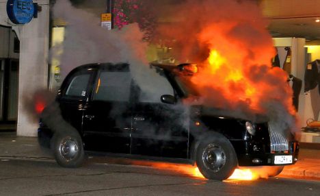 Black Taxi Fire