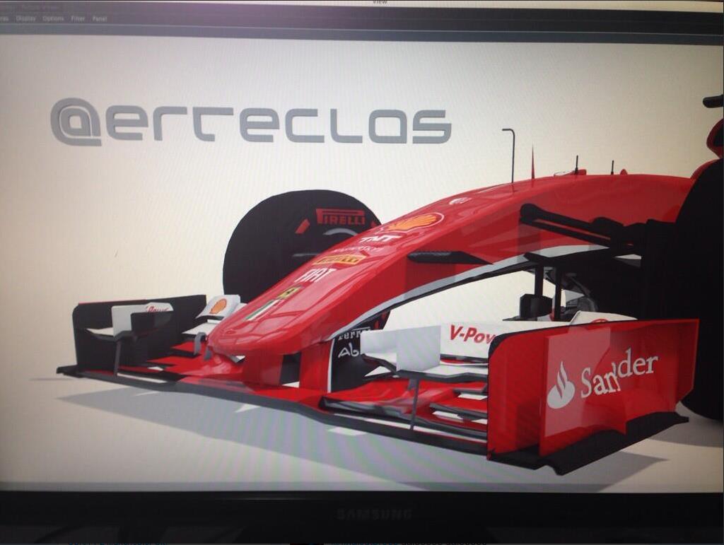 With the new regulations, the nose of the car will be a lot lower... Looks erm... wonderful