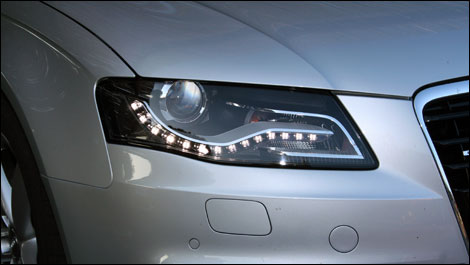 A nice example of daytime running light design from Audi.