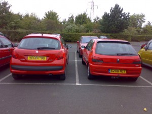 Peugeots Side-by-Side